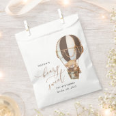 Sachets En Papier Ours en peluche, ballon Brown à air chaud, premier (Coupé)