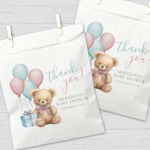 Sachets En Papier Ours en peluche gonflable pour Baby Shower