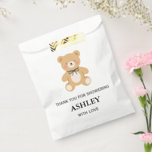 Sachets En Papier Ours en peluche jouet vintage classique Baby Showe