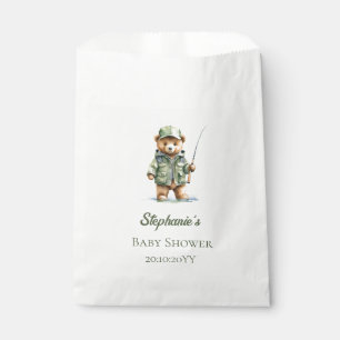 Sachets En Papier Ourson Mignon Oh Garçon Baigneur pour Bébé