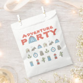 Sachets En Papier Outdoor Adventure Camping Randonnée's Party (Coupé)