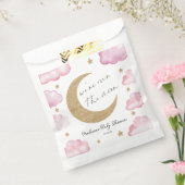 Sachets En Papier Over The Moon Celestial Pink Clouds Baby Shower (Scellé)