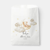 Sachets En Papier Over the Moon Teddy Bear Baby Shower (Devant)