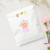 Sachets En Papier Pain dans le four beige boulette baby shower rose (Scellé)