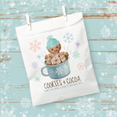 Sachets En Papier Pain d'épices Cookies et cacao Winter Boy Annivers