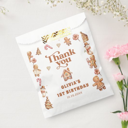 Sachets En Papier Pain d'épices d'hiver Noël Cookie Anniversaire (Scellé)