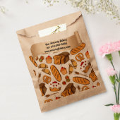 Sachets En Papier Pain, gâteau et pâtisserie personnalisés (Scellé)