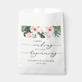 Sachets En Papier Palm Tropical | Sweet Terminer le nouveau Mariage (Devant)