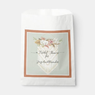 Sachets En Papier Pampas Grass Terra Cotta Floral Vert Bridal