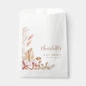 Sachets En Papier Pampas rose pâle | BABY SHOWER (Devant)