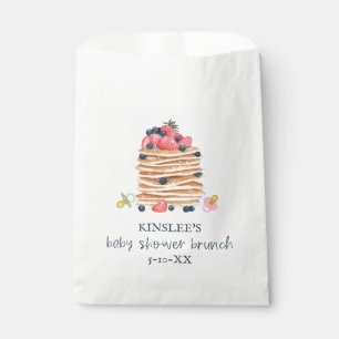 Sachets En Papier Pancakes & Pacificateurs Baby shower Brunch