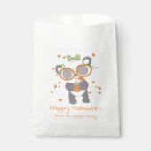 Sachets En Papier Panda Eyeball Boire Coeurs Heureux Halloween (Devant)