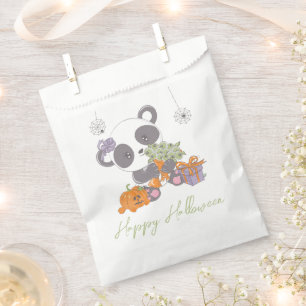 Sachets En Papier Panda & Eyeball Bouquet Halloween heureux