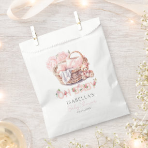Sachets En Papier Panier bébé Floral Élégant Baby shower