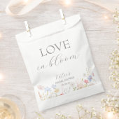 Sachets En Papier Panneau de bar à fleurs pour mariage Love In Bloom (Coupé)