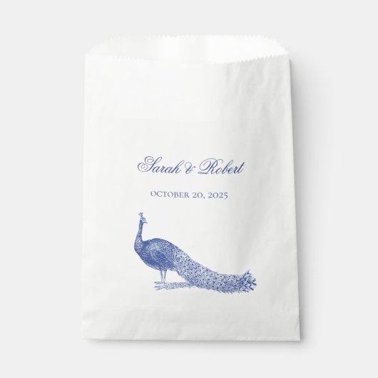Sachets En Papier Paon (Devant)