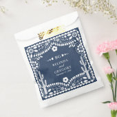 Sachets En Papier Papel Picado Boda Mexican Rustic Blue Wedding (Scellé)