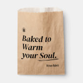 Sachets En Papier Papier à pain à pâte feuilletée minimaliste (Devant)