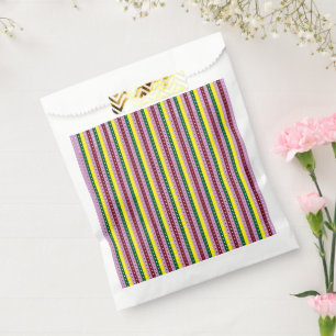 Sachets En Papier Papier cadeau rouge et orange avec finition brilla