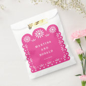 SACHETS EN PAPIER PAPIER DÉCOUPÉ MEXICAIN ROSE (Scellé)