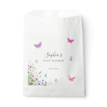 Papillon floral rose pourpre Aquarelle Favoriser l