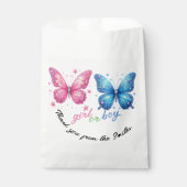 Sachets En Papier papillon Genre Reveal Party Invitation (Devant)