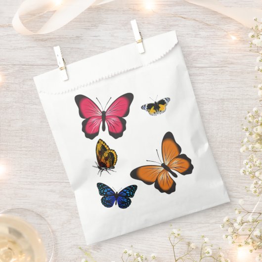 Sachets En Papier papillon mignon (Coupé)