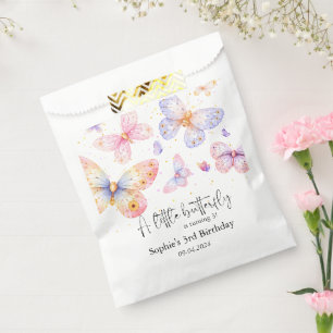 Sachets En Papier Papillon rose pourpre Fille Tous les âges Annivers
