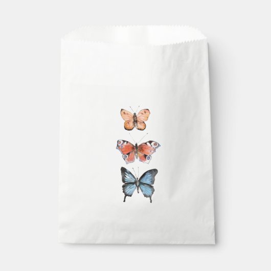 Sachets En Papier Papillons (Devant)