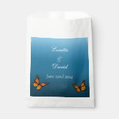 Sachets En Papier Papillons Monarque Blue Ombre (Devant)