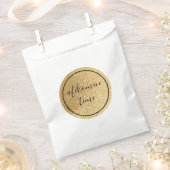 Sachets En Papier Pâque Black Gold Afikomen Time (Coupé)