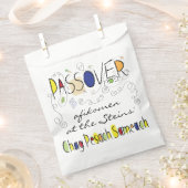 Sachets En Papier Pâque "Chag Sameach" Goodie Favoriser Sac (Coupé)