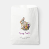 Sachets En Papier Pâques florales colorées (Devant)