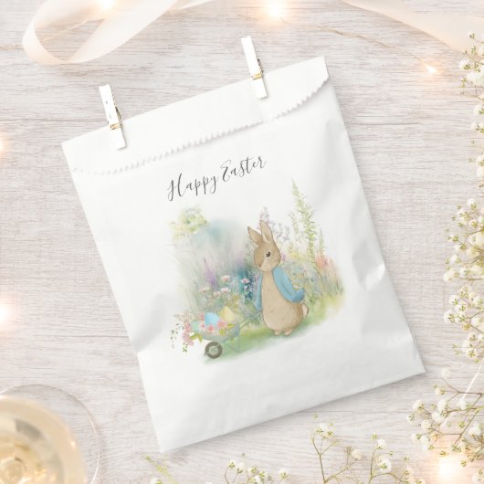 Sachets En Papier Pâques Peter Rabbit Favoriser le sac (Coupé)