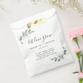 Sachets En Papier Paquet de semences Mariage Eucalyptus (Scellé)