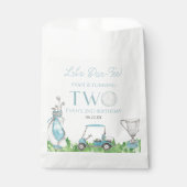 Sachets En Papier Par-Tee Blue Golf 2e fête d'anniversaire (Devant)