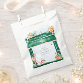 Sachets En Papier Paris Café Boulangerie Aquarelle Favoriser Sac (Coupé)