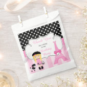 Sachets En Papier Paris Tour Eiffel Blonde Girl (Coupé)