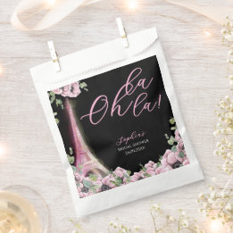 Sachets En Papier Parisian Oh La La Bridal Shower