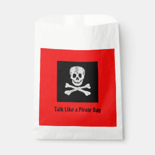 Sachets En Papier Parlez comme une journée de pirates et d'Halloween