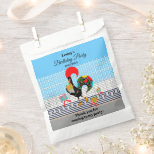 Sachets En Papier Parti Anniversaire de enfant de la parade de coq p