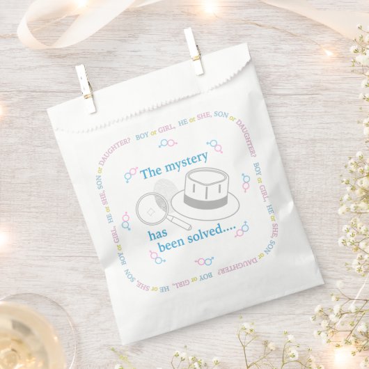 Sachets En Papier Parti de révélation de genre (Coupé)