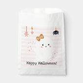 Sachets En Papier Parti d'Halloween rose Kawaii (Devant)