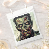 Sachets En Papier Parti d'Halloween Zombie (Coupé)