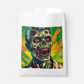 Sachets En Papier Parti d'Halloween Zombie éffrayant (Devant)