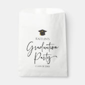 Sachets En Papier Parti minimaliste moderne élégante Graduation (Devant)