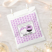 Sachets En Papier Parti Personnalisé Pré-Mariage Pickleball Lavender (Coupé)