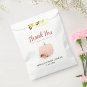 Sachets En Papier Parties scintillant Citrouille rose Baby shower Me (Scellé)