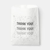 Sachets En Papier Parties scintillant d'argent pour les enfants (Devant)