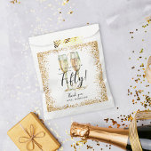 Sachets En Papier Parties scintillant d'or 50e anniversaire